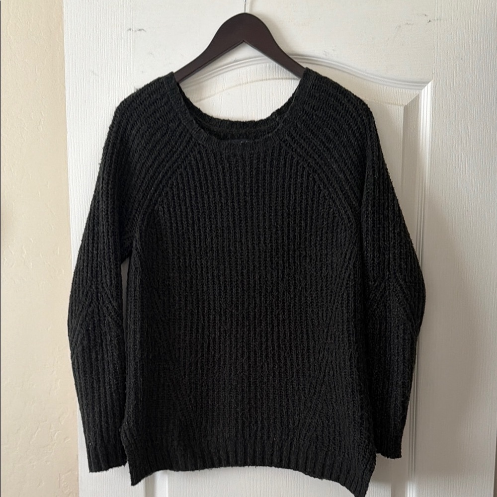 Cozy dark green Knit Sweater